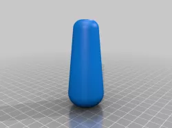 Light cord pull knob