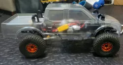 Long travel shock mounts for Axial SCX10 2