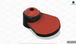 Lure Fishing Propeller Spinning Head (3D Printed)