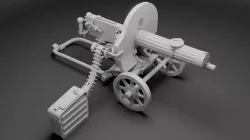Maxim Machine Gun Scale Model 1:16