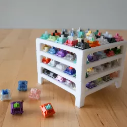Mechanical Keyboard Switch Holder - Organize and Display Your Collection with Style