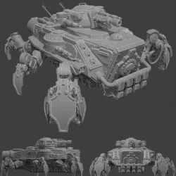 MECHANICUS DUNE TANK MEGAPACK