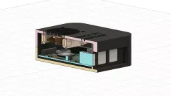 Media Center Styled Raspberry Pi 3B+ Case