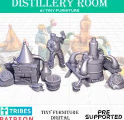 Medieval Distillery Room