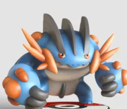 Mega Swampert- FAN ART - POKÉMON FIGURINE -POKEMON