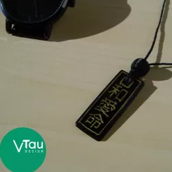 Men's Pendant Japanese Style | Easy To Print | Fashion | Necklace | Vtau Design