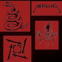 METALLICA STENCILS
