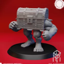 Mimic - Brawler Treasure Chest - Tabletop Miniature (Pre-Supported)
