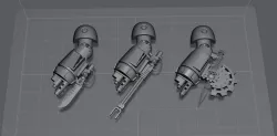 Mixed martial and ranged arms for chrono trigger bots