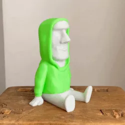 Moai Phone Holder - Multiparts - No supports