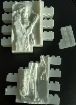 Montini Reign of Sargon II Wall Set (Lego Compatible)