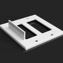 Motion Switch Cover/Plate with directional shield (Double Gang)