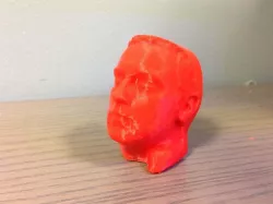 My MakerBot 3D Portrait from Apr 12, 2013