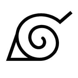Naruto symbol wall decal