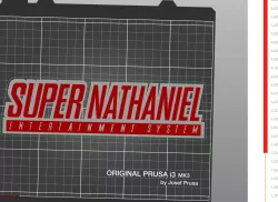 Nathaniel Super Nintendo Themed sign