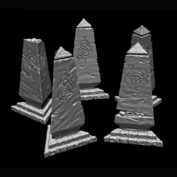 Necromancer Arcane Obelisks dungeon terrain
