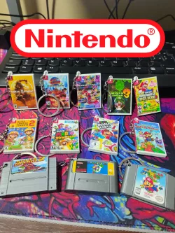 NINTENDO CONSOLE KEYCHAINS