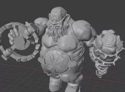 OGRE WARRIOR, GLUTTON BULL,