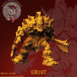 Orc-Grunt Free 3D print model