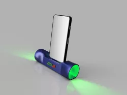 Phone holder (modeled from a pixel 5)