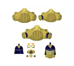 Piltover Warden Face Mask | Two Breathing Modes | Part of the Piltover Warden Set | By Collins Creations 3D