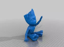 Planter Waving Groot 15.5cm hand fixed