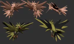 Pokemon - Zapdos(with cuts and as a whole)