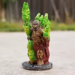 Possessed Necromancer With Soul-Fire Staff