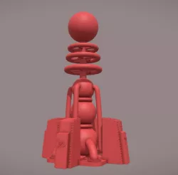 Printable Tesla Coil from Red Alert game series
