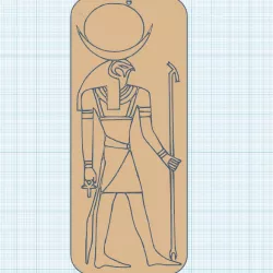 Ra, the Egyptian sun god...