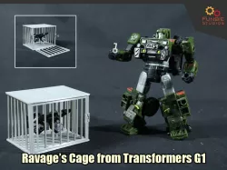Ravage's Cage from Transformers G1