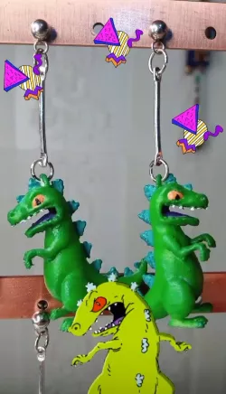 Reptar Earrings