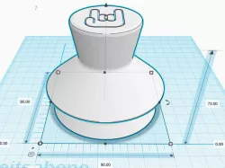 Round ice scraper (for dry hands)