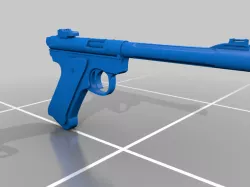Ruger Mk IV detailed - export from sketchfab and repaired