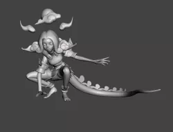 Shan Hai Scrolls Neeko 3D Model