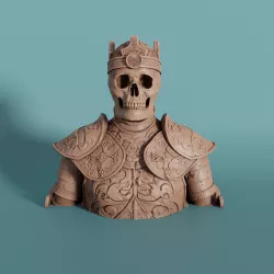 Skeleton King Bust