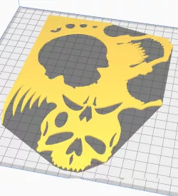 Skull Skull Skull Stencil SKULL airbrush airbrushing