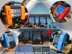 Slim Pivoting Display Housing for the Ender 3 & 5