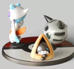 Snorunt ,Glalie ,Froslass Evolution  - FAN ART - POKÉMON FIGURINE