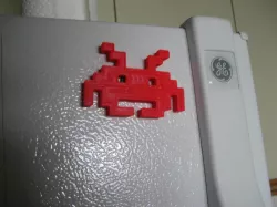 Space Invader Magnet