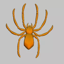 Spider STL, OBJ