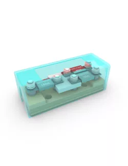 SPLITTER - MIDI FUSE HOUSING WITH 30X5MM BUSBAR 2+1