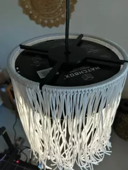 SPOOL MACRAME LAMP