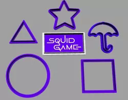 SQUID GAME SYMBOLS AND LOGO // SQUID GAME SYMBOLS AND LOGO