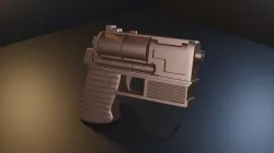 Star Wars - Mara Jade blaster pistol - STL files for 3D printing