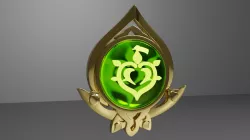 Sumeru Vision Set -- Genshin Impact -- Vision Frame and 7 Different Stone