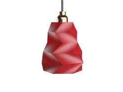 Suspension lamp / Light fixture / 3D printed design lampshade