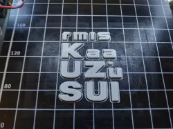 Suzuki Samurai logo - plate 2