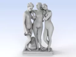 The Three Graces at The Louvre, Paris