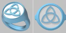Thor Ring Symbol Mjölnir (model B)